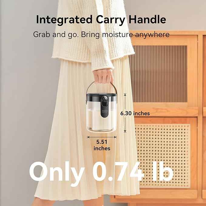 Dual Spray Humidifier for All-Day Comfort and Refreshing Relief