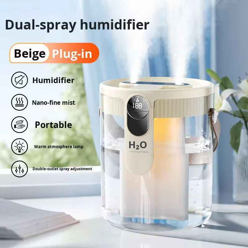 Dual Spray Humidifier for All-Day Comfort and Refreshing Relief
