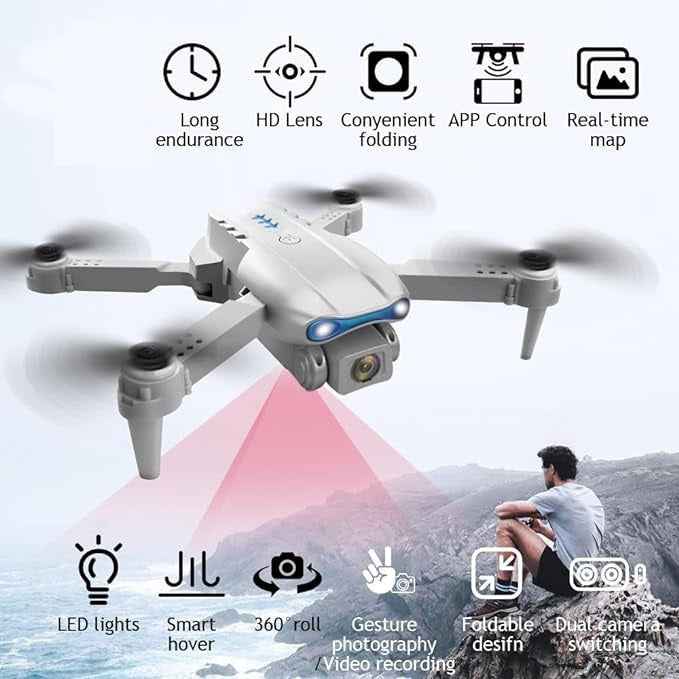 E99 Drone Camera - High-Performance Aerial Photography Drone with 4K HD Video Capability