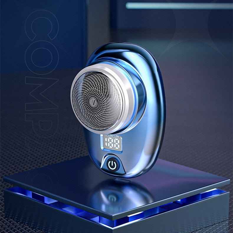 Digital Waterproof Portable Shaver - Travel Electric Shaver for On-the-Go Grooming
